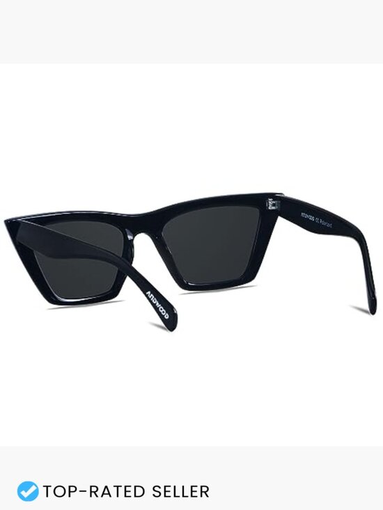 Cat Eye Sunglasses Polarized Retro Vintage Classic Square Oversized Frame UV main image 6